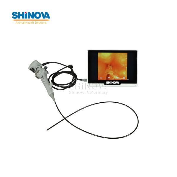 Ветеринарный бронхоскоп Мобильное ветеринарное видео Эндоскоп с сенсорным экраном 10 дюймов.